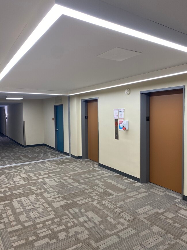 Elevator lobby on 8th floor - 4600 Duke St