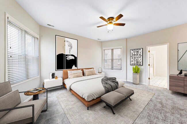 Master Bedroom - 4104 N Kenmore Ave