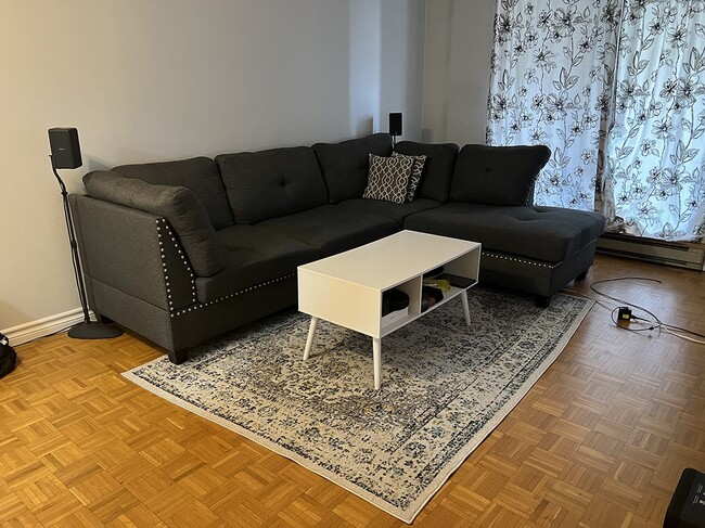 Living (couch, table, rug for sale) - 475 Laurier Av W