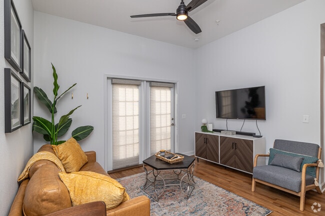 2BR, 2BA - 613SF - Living Room - Razz on Berry Apartments