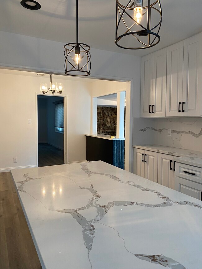 Modern bright airy entertainers kitchen - 17423 Burbank Blvd