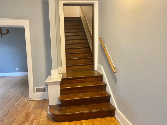 Living Room and Stairs - 121 Abney Ave SE