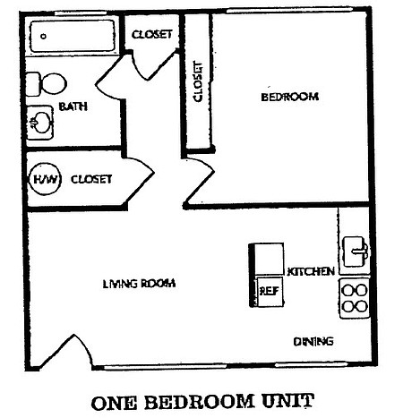 1HAB/1BA - Olympic View Apartments