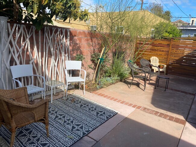 Private backyard - 1457 Loma Ave