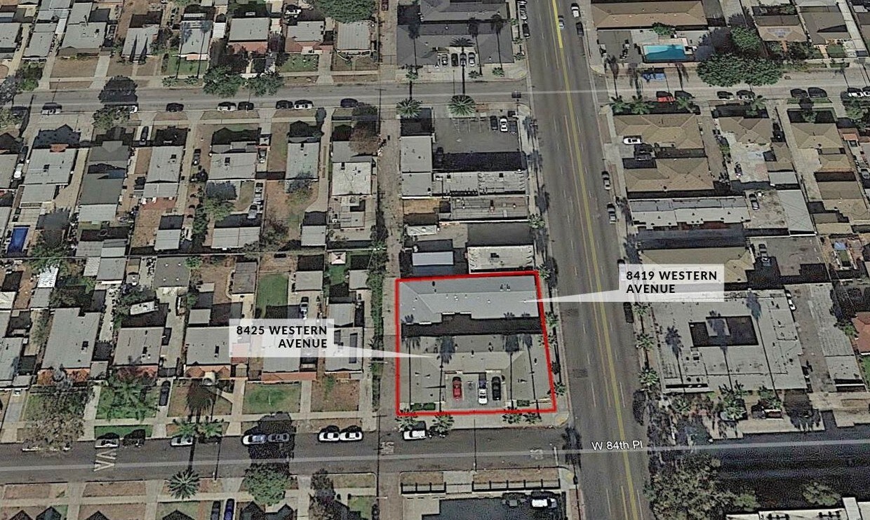 Aerial Photo - 8419-8425 S Western Ave