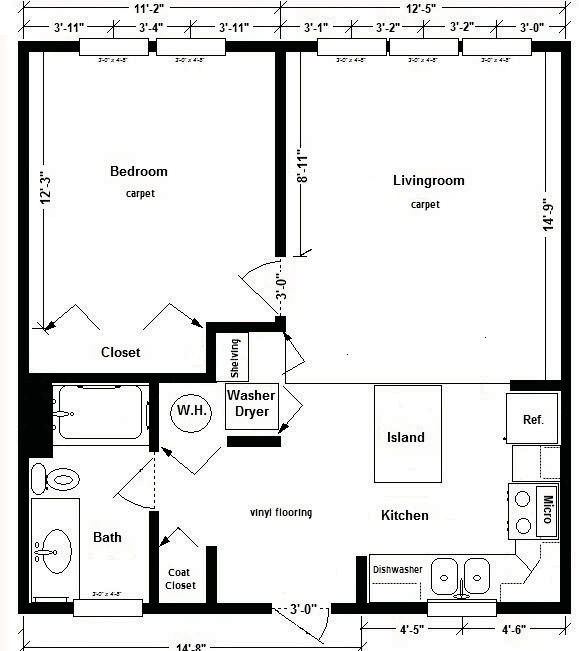 1BR/1BA - Zion Senior Cottages