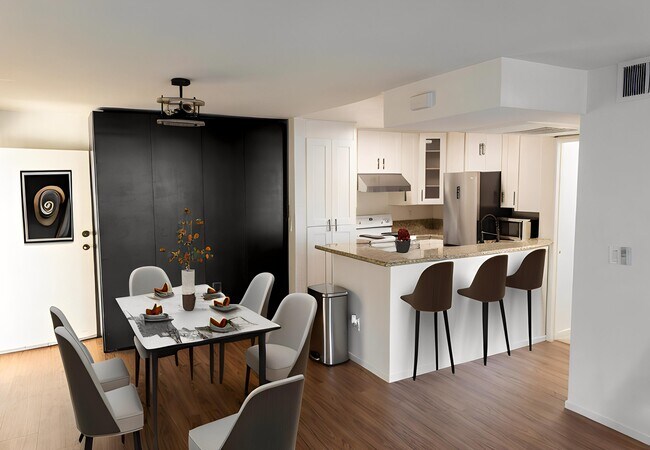 Open kitchen and dining room - 15000 Downey Ave