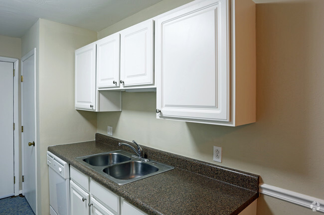 One Bedroom - Kitchen - Oak Hill Apartments