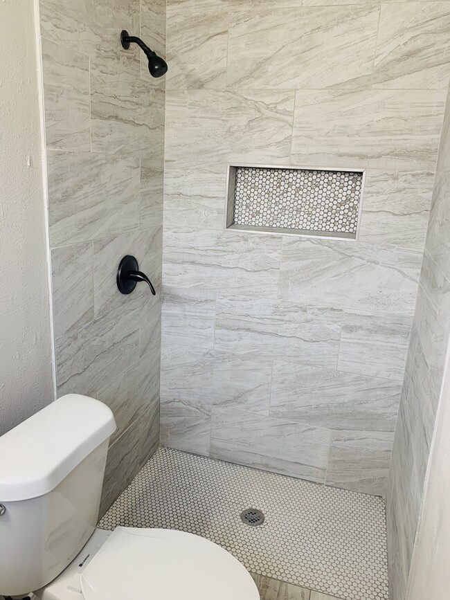 master bath shower - 9840 Broun St