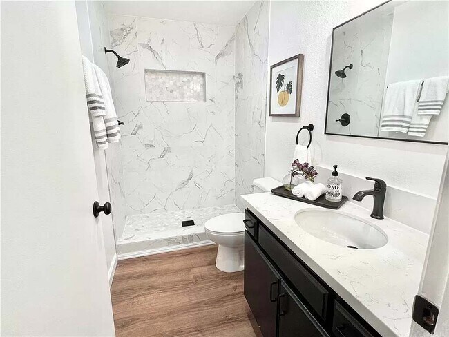 Updated master bathroom - 10220 De Soto Ave