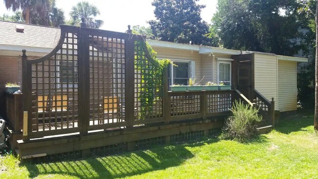 Back deck from yard - 16 41st Ave