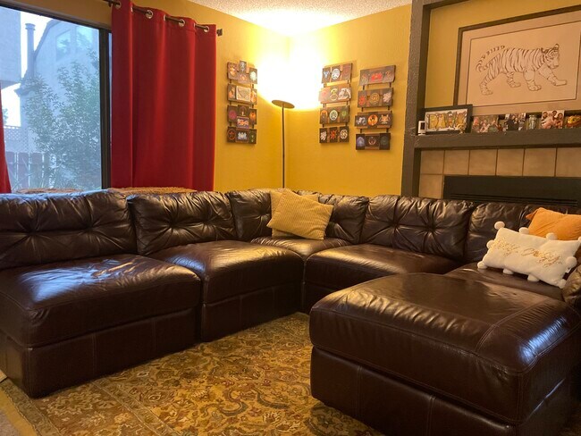 Large end unit area with fireplace - 2040 S Longmore