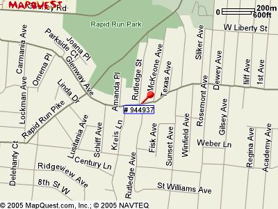 Map - 4426 Glenway Ave