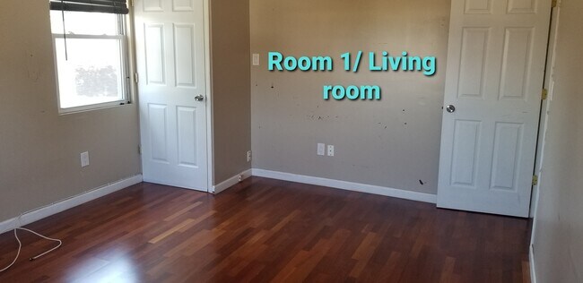 Habitación 1/sala de estar. Big tamaño, piso de madera, el soleado - 236 Franklin St