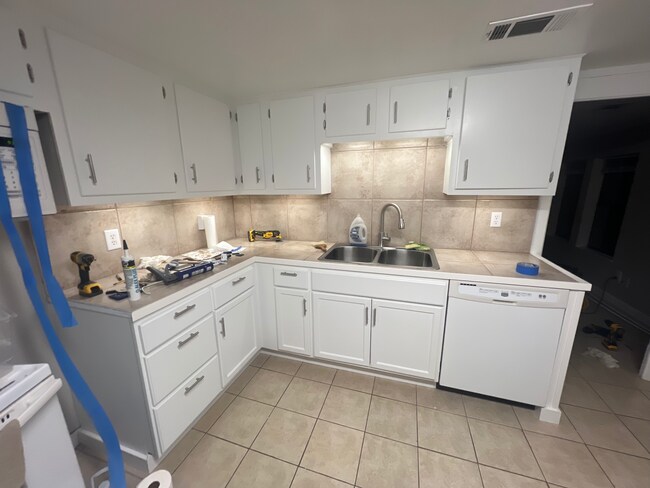 Wider view of kitchen durning remodeling - 2900 County Road 285