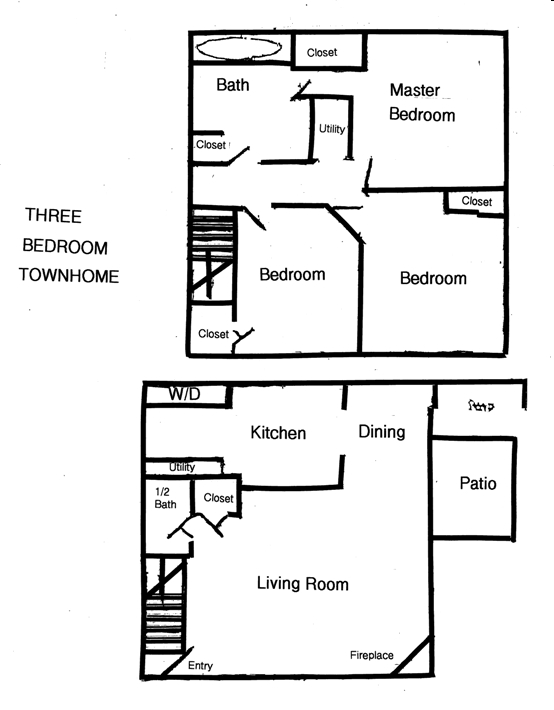 3 HAB/1.5 BA - Millstone Lakes Apartments