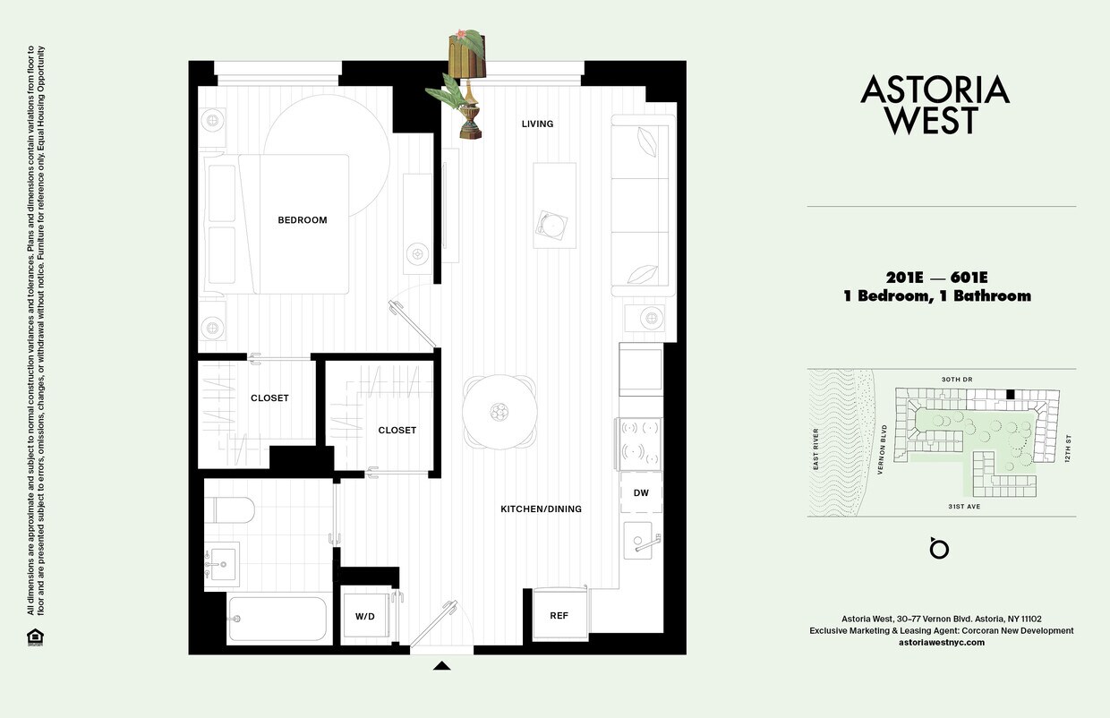 307777 Vernon Blvd Unit 601E, Queens, NY 11102 Apartment for Rent