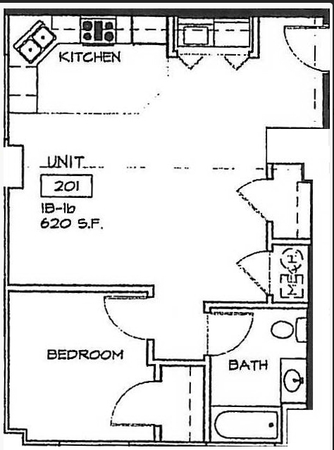 1BR/1BA - Frisco Station Lofts