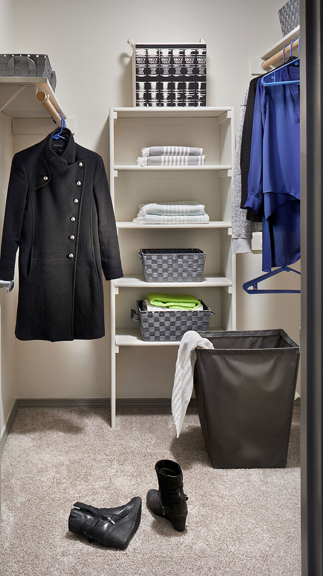 Spacious apartment Bedroom Closet. - Griffis North Creek