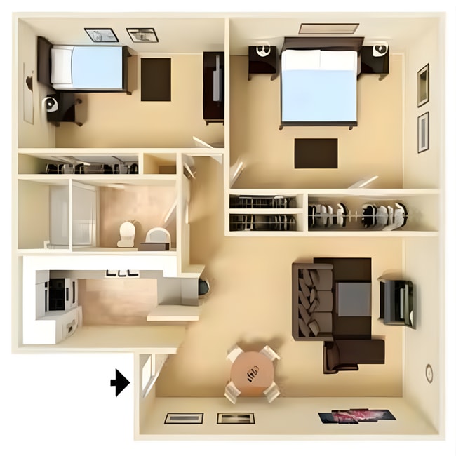 Interior Photo - Agave Courtyard