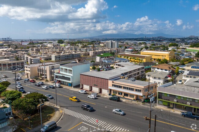 Aerial Photo - 1436-1440 Liliha St