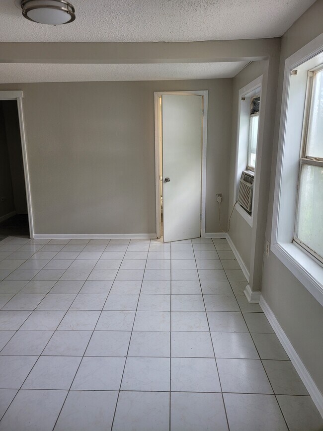 Livingroom viewing Bathroom door - 209 S Walnut Ave