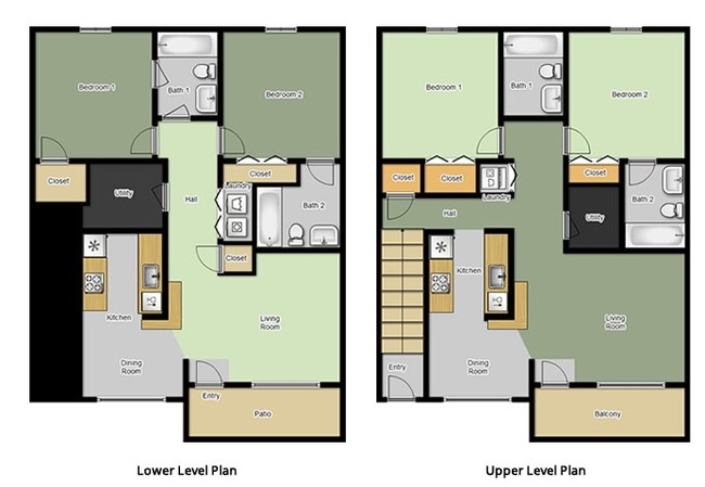 2HAB/1BA - South Rock Apartments