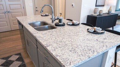 The Opal: 1BR, 1BA- Kitchen - The Waters at Bluebonnet