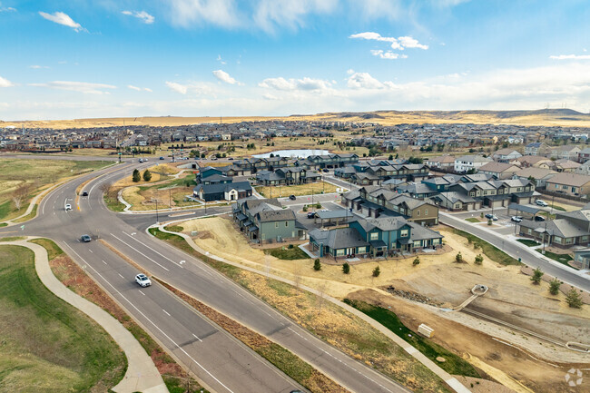 Aerial Photo - The Farmhouse at Meridian Village