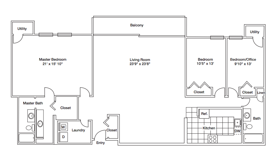 Castlewood Apartments – Penthouse