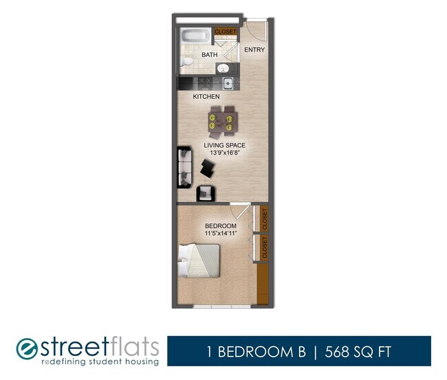 Foto del edificio - E Street Flats - Student Housing