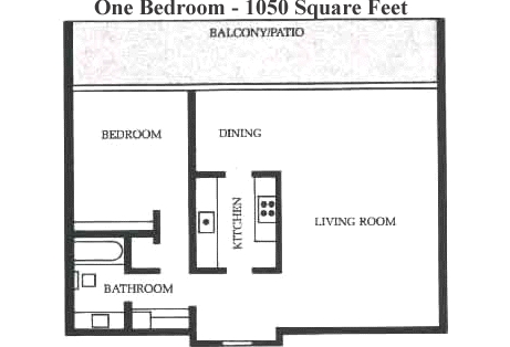 1BR/1BA - Villa Fontana Apartments