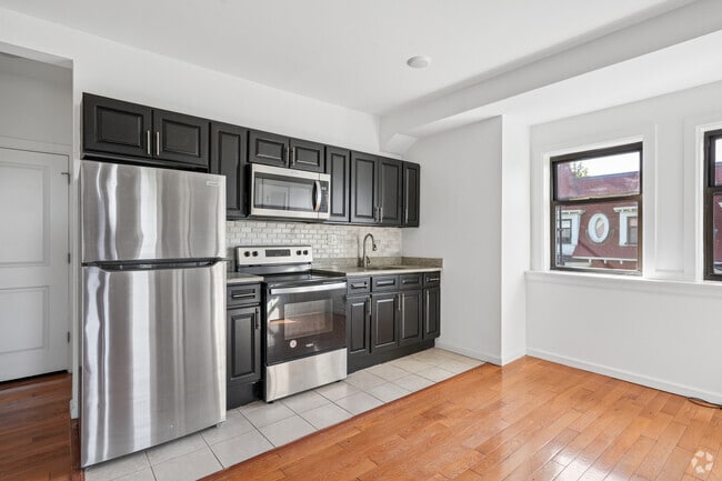 2BR, 1BA - 800SF - Kitchen - 4124-28 Parkside Ave