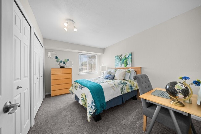 Spacious Bedroom walk-in closet at Three Oaks Apartments, Troy, Michigan - Three Oaks Apartments