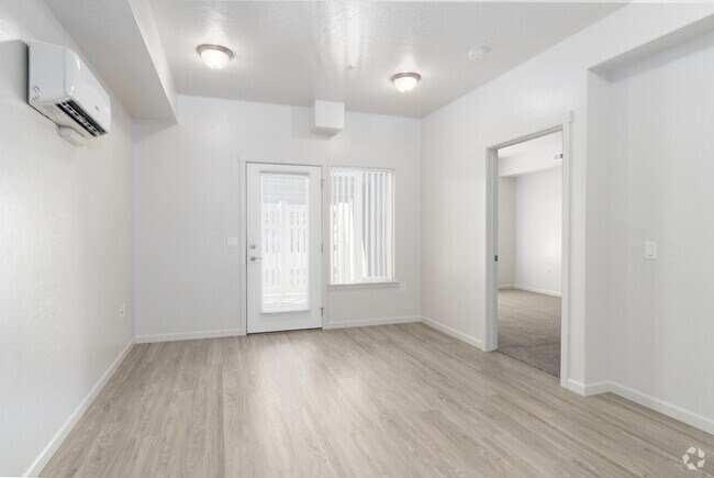 1 dormitorio, 1 baño - 710 pies cuadrados - Sala de estar - Cameo Flats