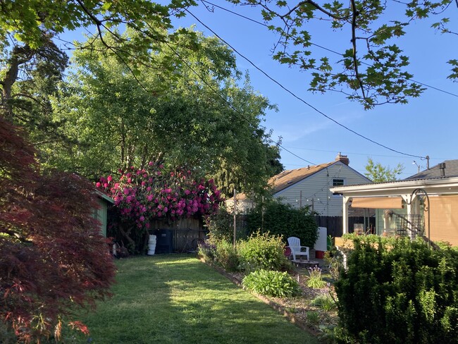 backyard is fully fenced - 5055 NE 87th Ave