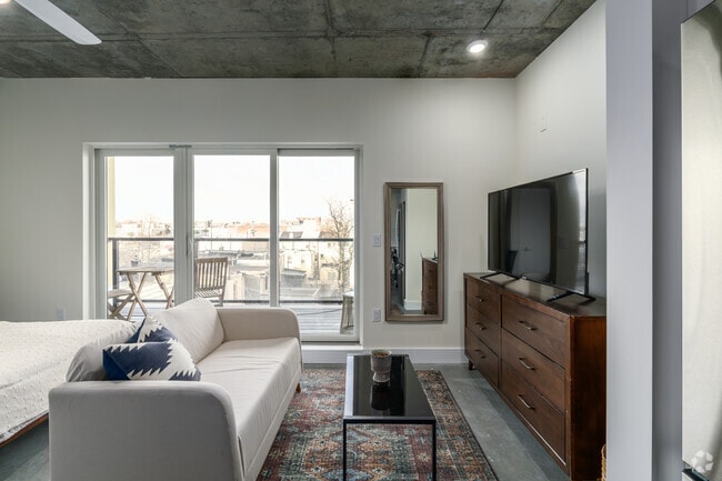 Studio - 398SF - Living Room - The Gotham