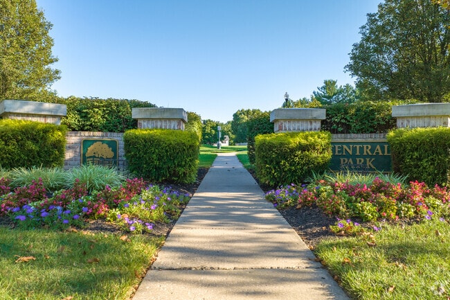 Welcome to Central Park in Owings Mills, MD front entrance with a beautiful walk way.