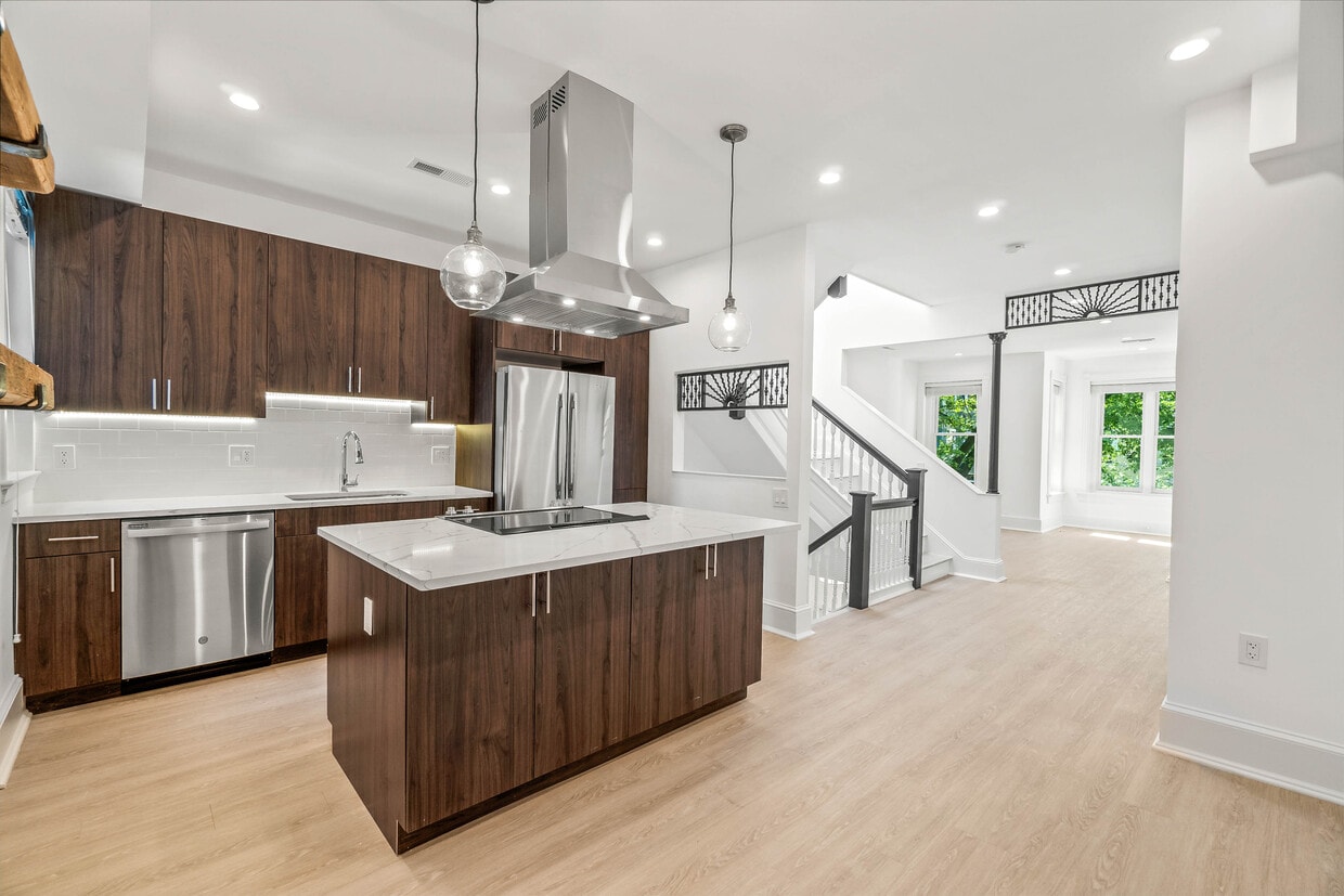 Kitchen and living room - 1751 U St NW