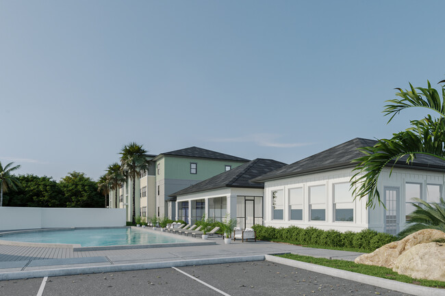 Exterior rendering - Brisas de Osceola Apartments