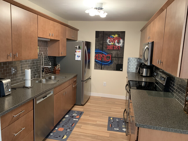 kitchen, brand new appliances - 332 S Linn St