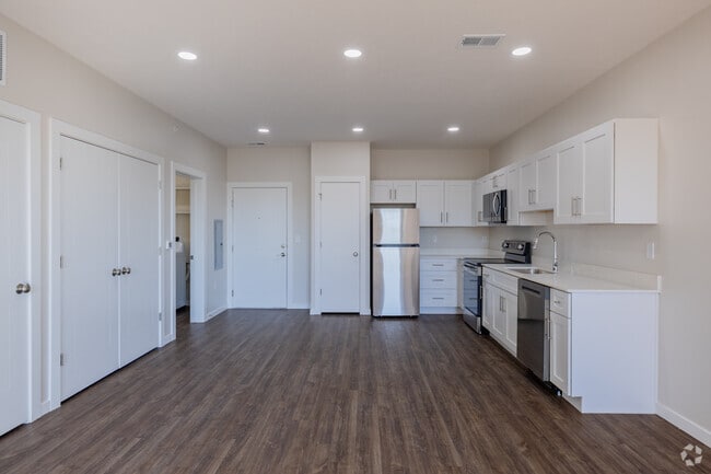 Studio - 660SF - Kitchen/Living Room - The Monico