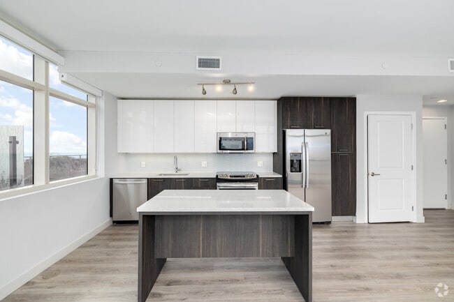 2BR, 2BA Penthouse - 1,102SF - Kitchen - 1213 Walnut