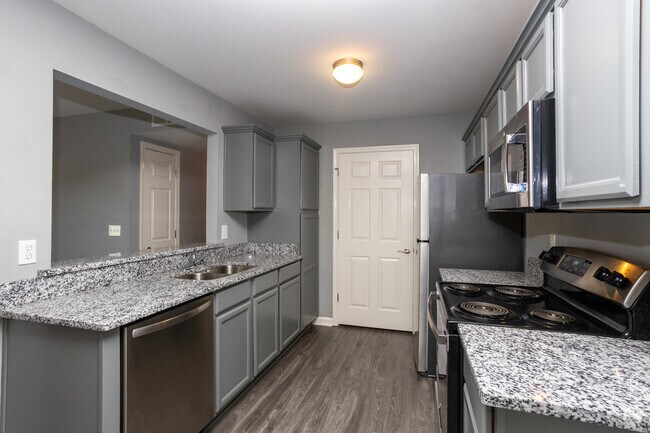 2BR, 2BA - 100 m2 - Cocina - Polo Springs Apartments