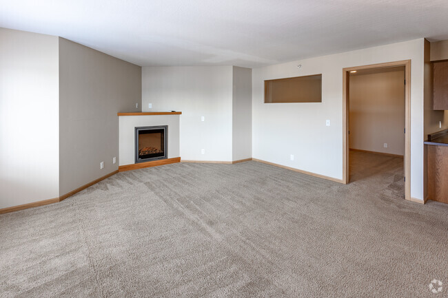 1BR, 1BA - 1,050SF - Living Room - Cedar Pointe Apartment Homes LLC