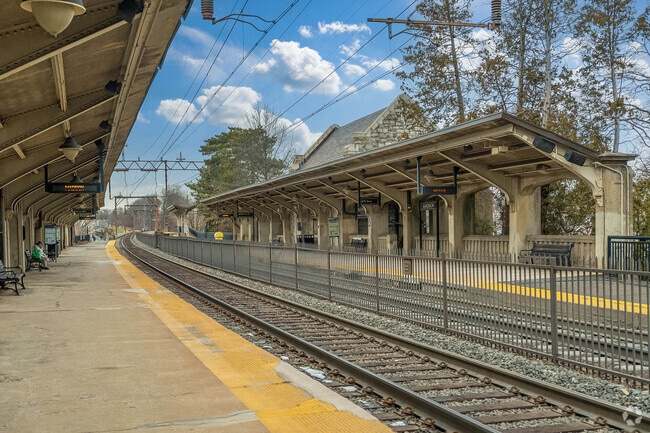Madison Train Station connects residents to Newark and beyond.