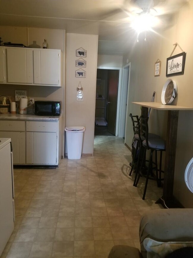 Kitchen to hallway/bath/bedrooms - 201 S Western Ave