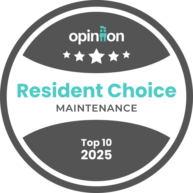 ¡Premio a las mejores reseñas de residentes sobre mantenimiento! - Prentiss Pointe Apartments