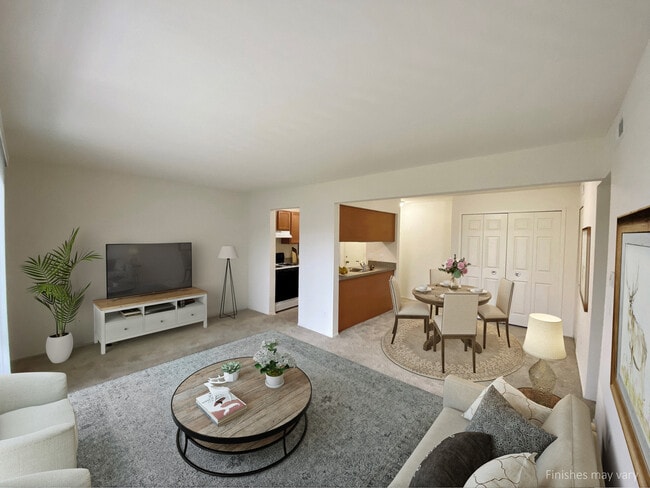 Iris View Living Room - Stone Ridge Apartments