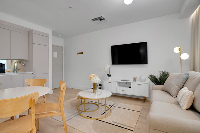 Living Room - 200 Collins Ave